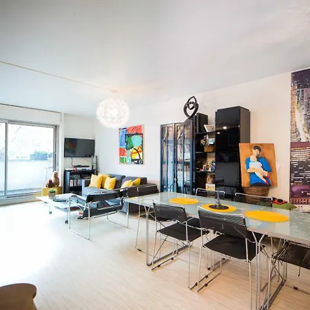 Apartment Grand 3 Pieces#loft#2 Chambres#canal Saint Martin *